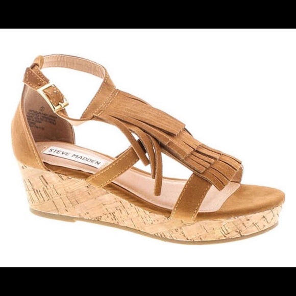 Steve Madden Other - Steve Madden Jfringly Girls Wedge Sandals sz 4